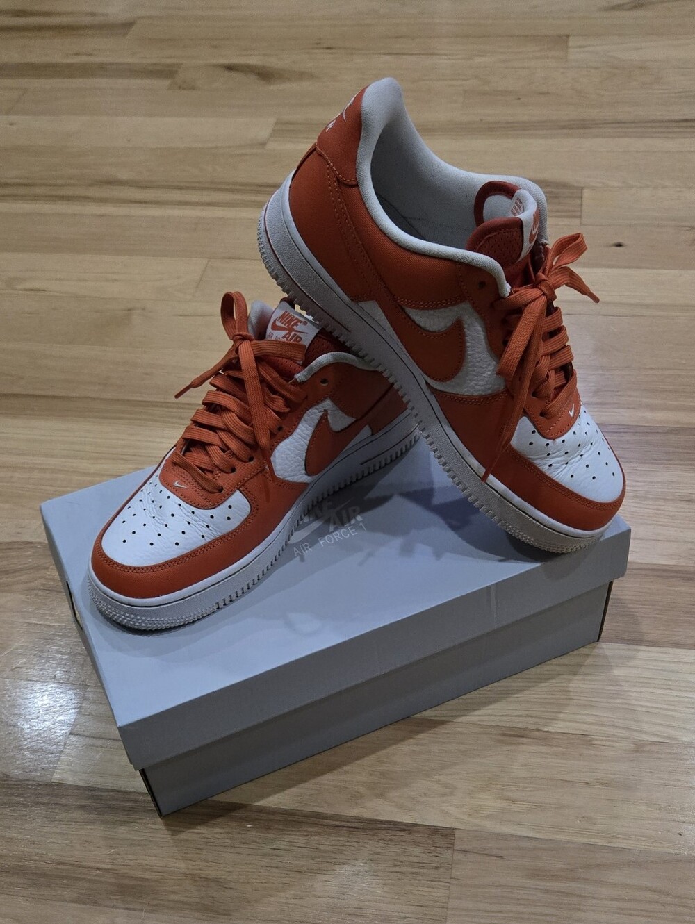 Nike Air Force 1 Low '07 Cosmic Clay/White (Orange & White) Men's 8 Women's 9.5